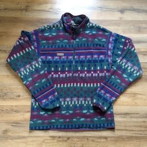 Vintage Columbia Half Zip Fleece Size Med